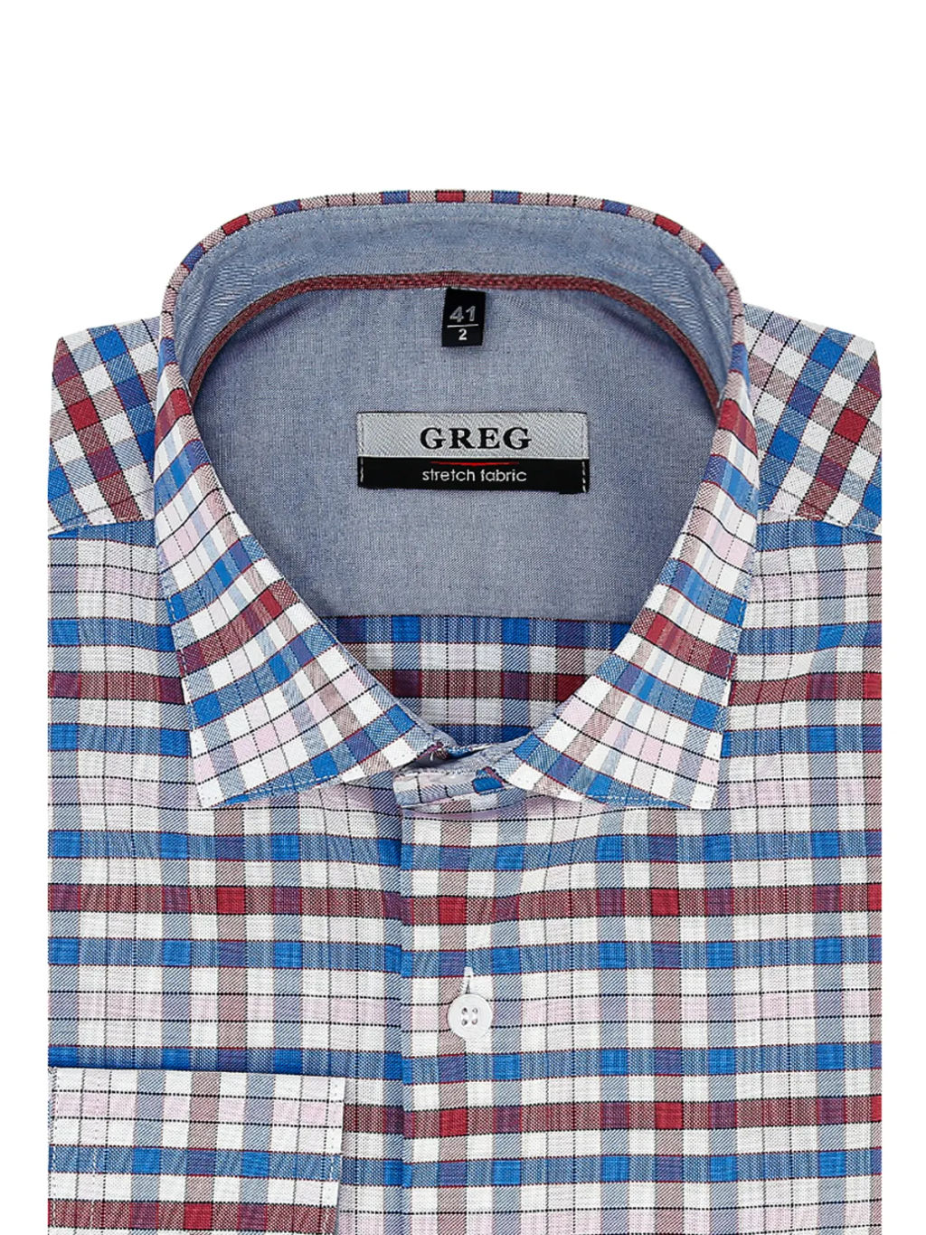 Сорочка мужская длинный рукав GREG 265/117/1166/1p STRETCH  фото 20