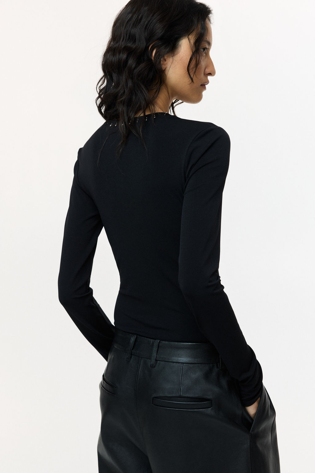 Body con ribete de cuentas - H&m фото 4