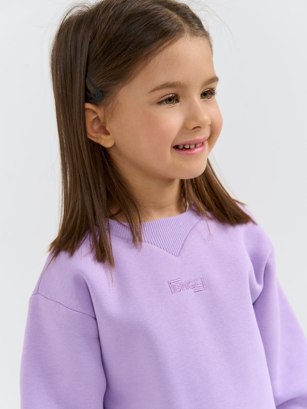 Свитшот Сирень утепленный - Bungly фото 5