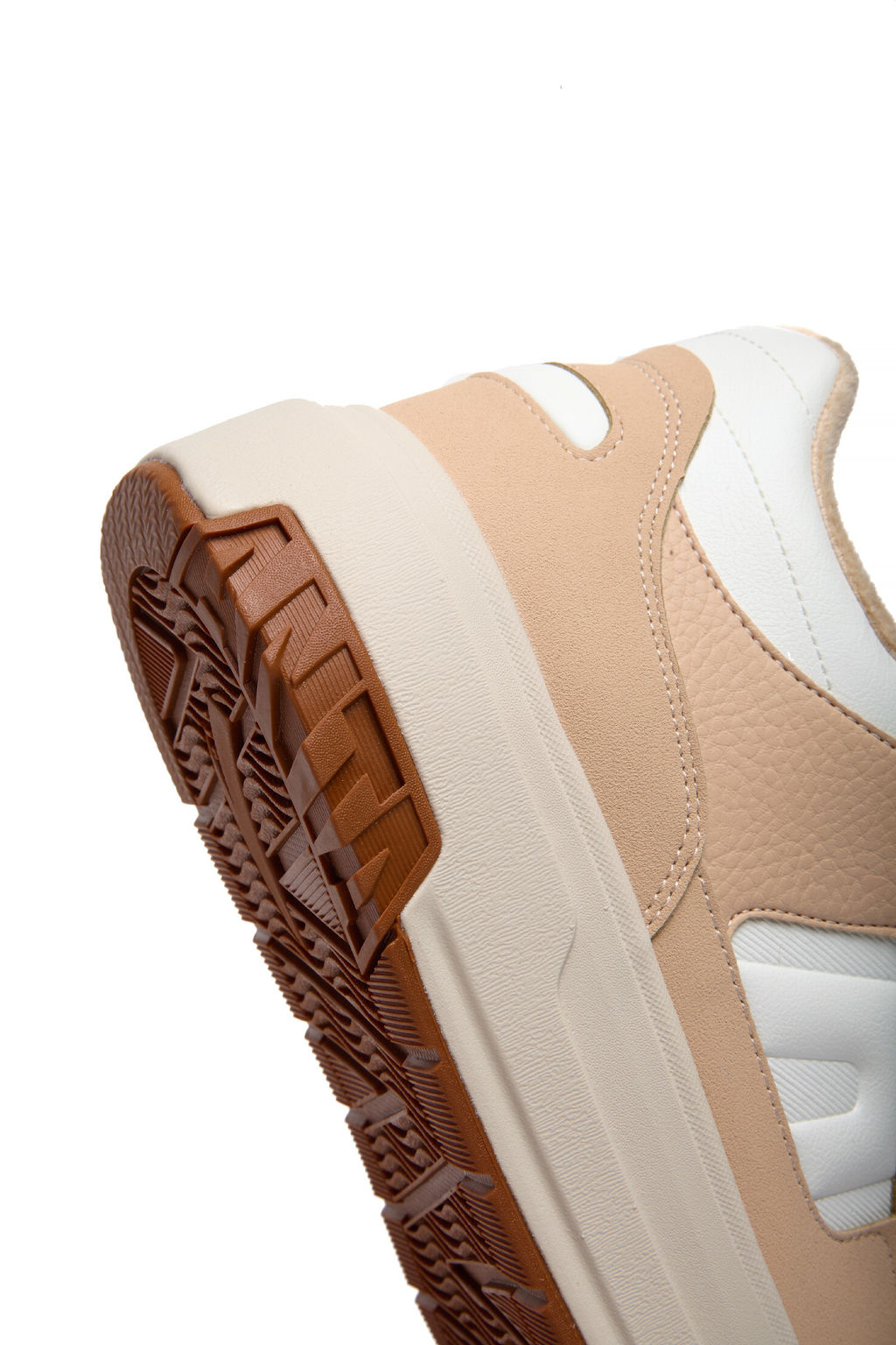 Кеды повседневные утепленные Бежевый/Коричневый A LOGO