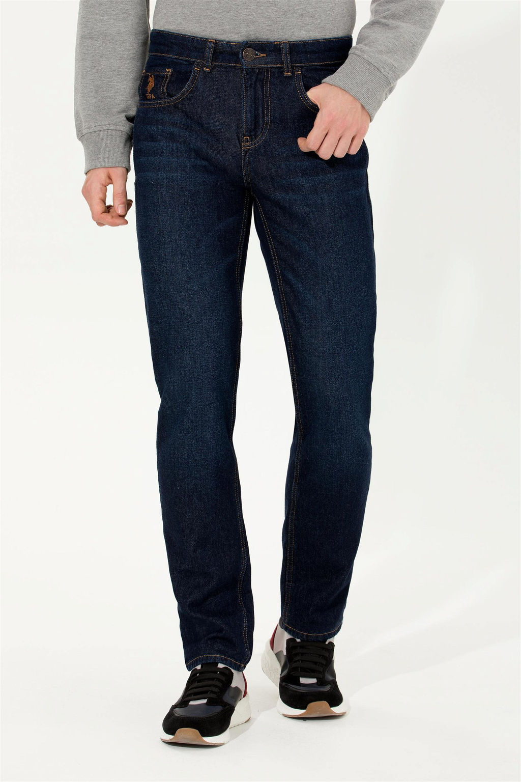 U. S. Polo Assn / Мужские синие джинсовые брюки - U.s. polo assn фото 9