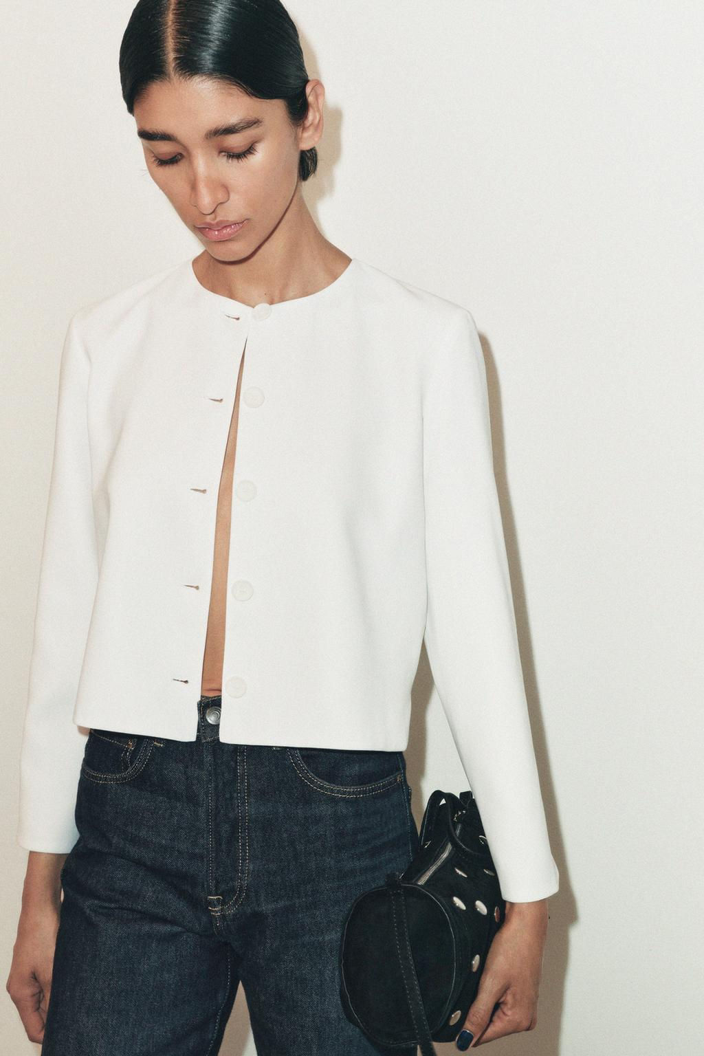 ZW COLLECTION BUTTONED JACKET - Zara фото 22