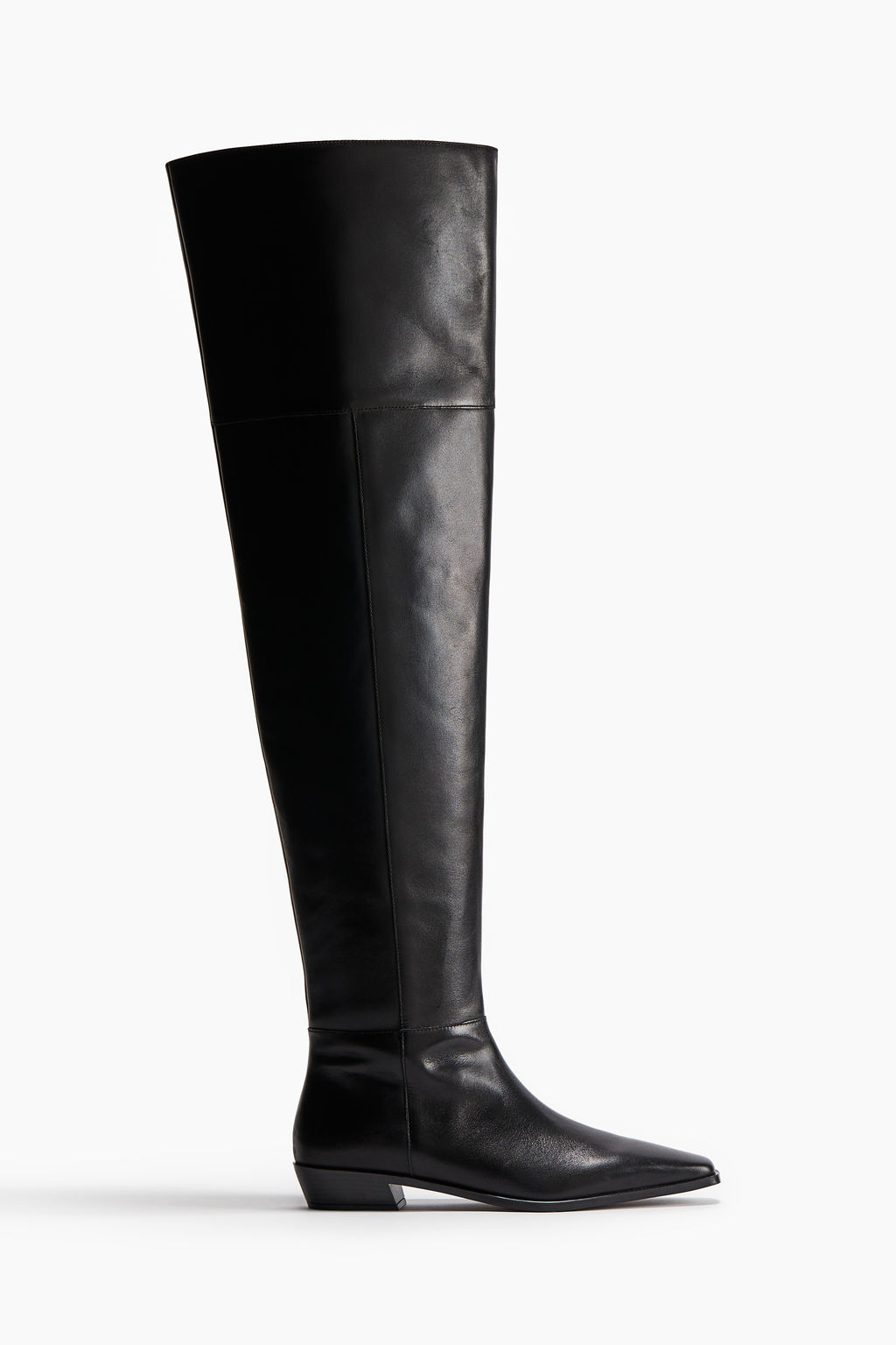 Botas de piel over-the-knee - H&m фото 6