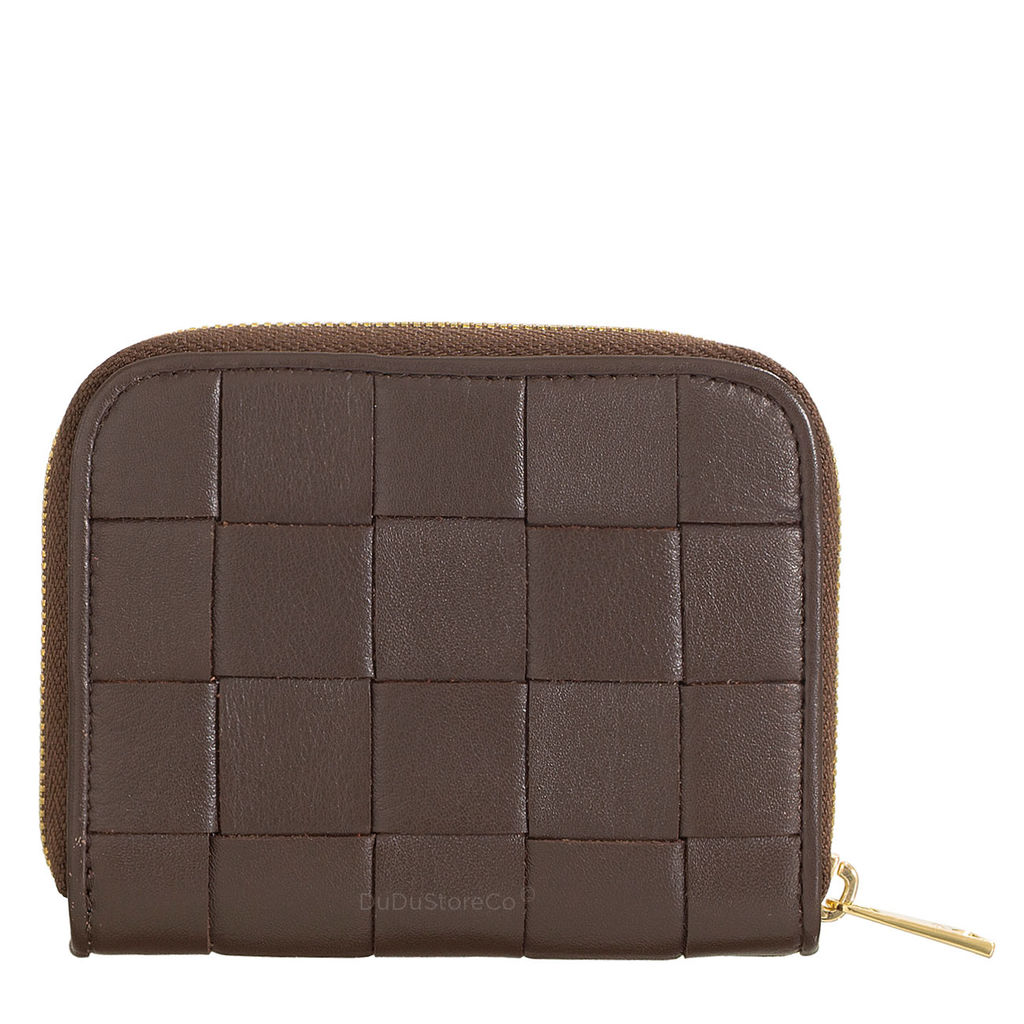 Итальянский кожаный кошелек для карт DuDu серии Hokkaido | кофейно-коричневый - Dudubags фото 5