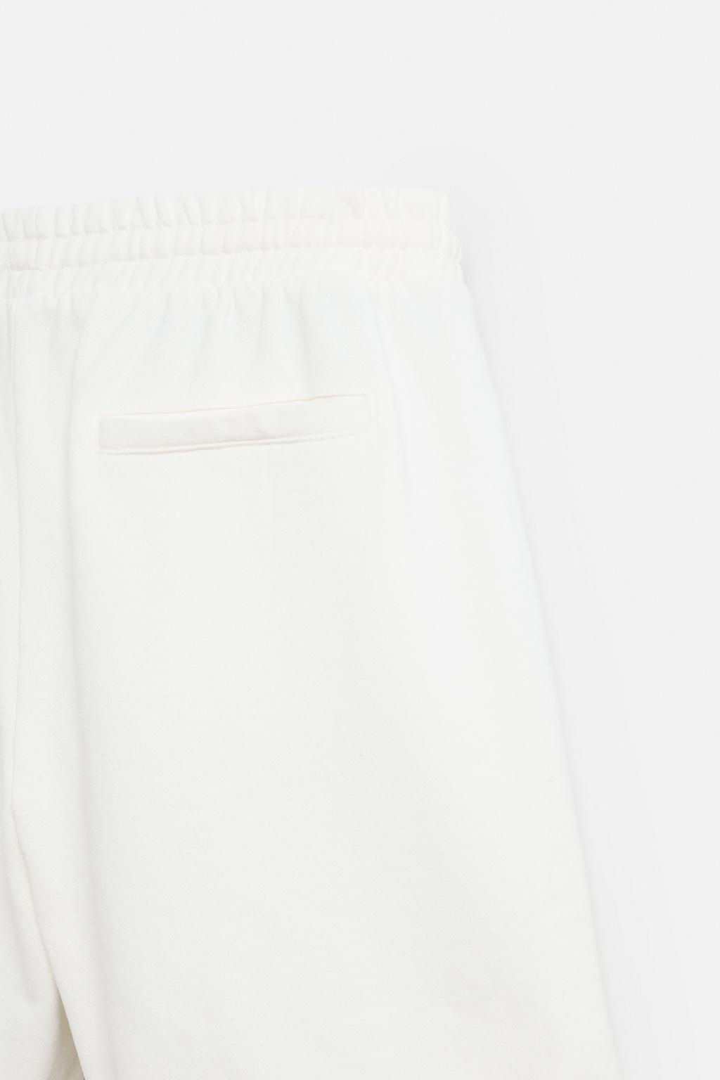 WASHED RELAXED FIT JOGGER BERMUDA SHORTS - Zara фото 19