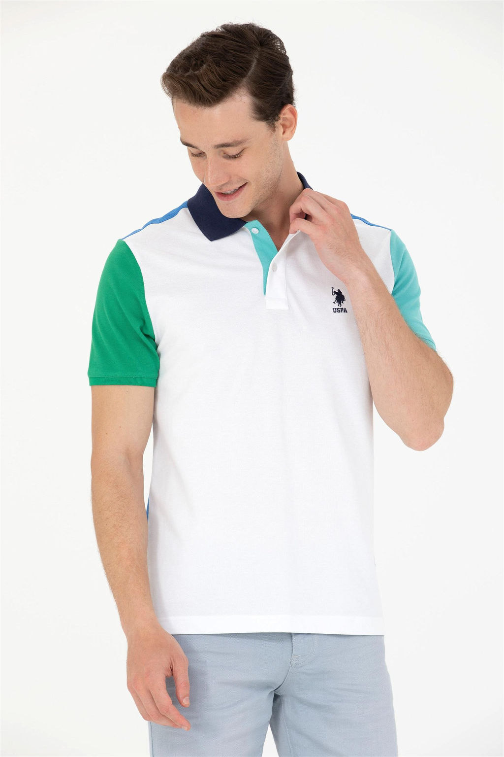 U. S. Polo Assn / Мужская белая футболка - U.s. polo assn фото 8