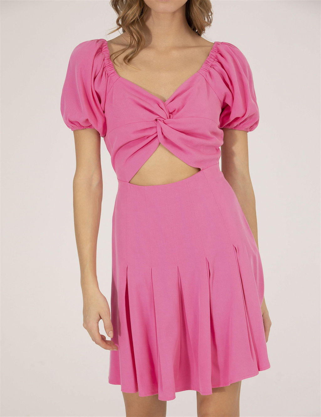 Pembe Slim Fit Dokuma Elbise - Pierre cardin фото 6