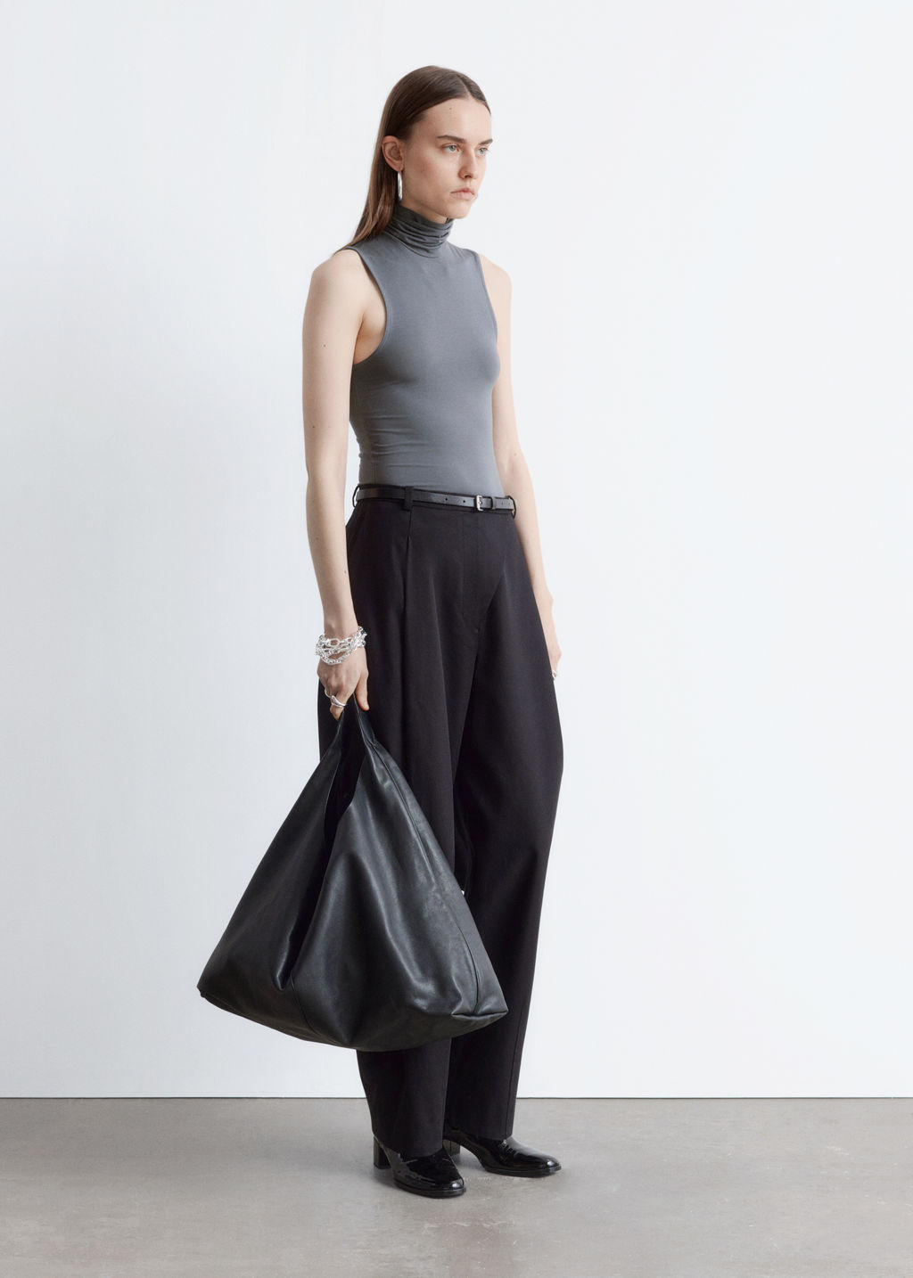 Top de cuello alto sin mangas - H&m фото 6