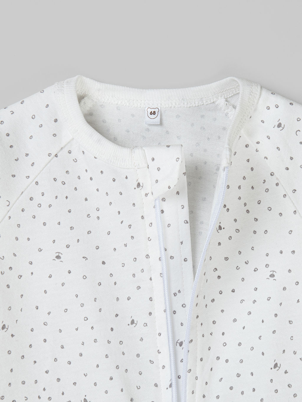 Слип на молнии "Мишутка" 0+