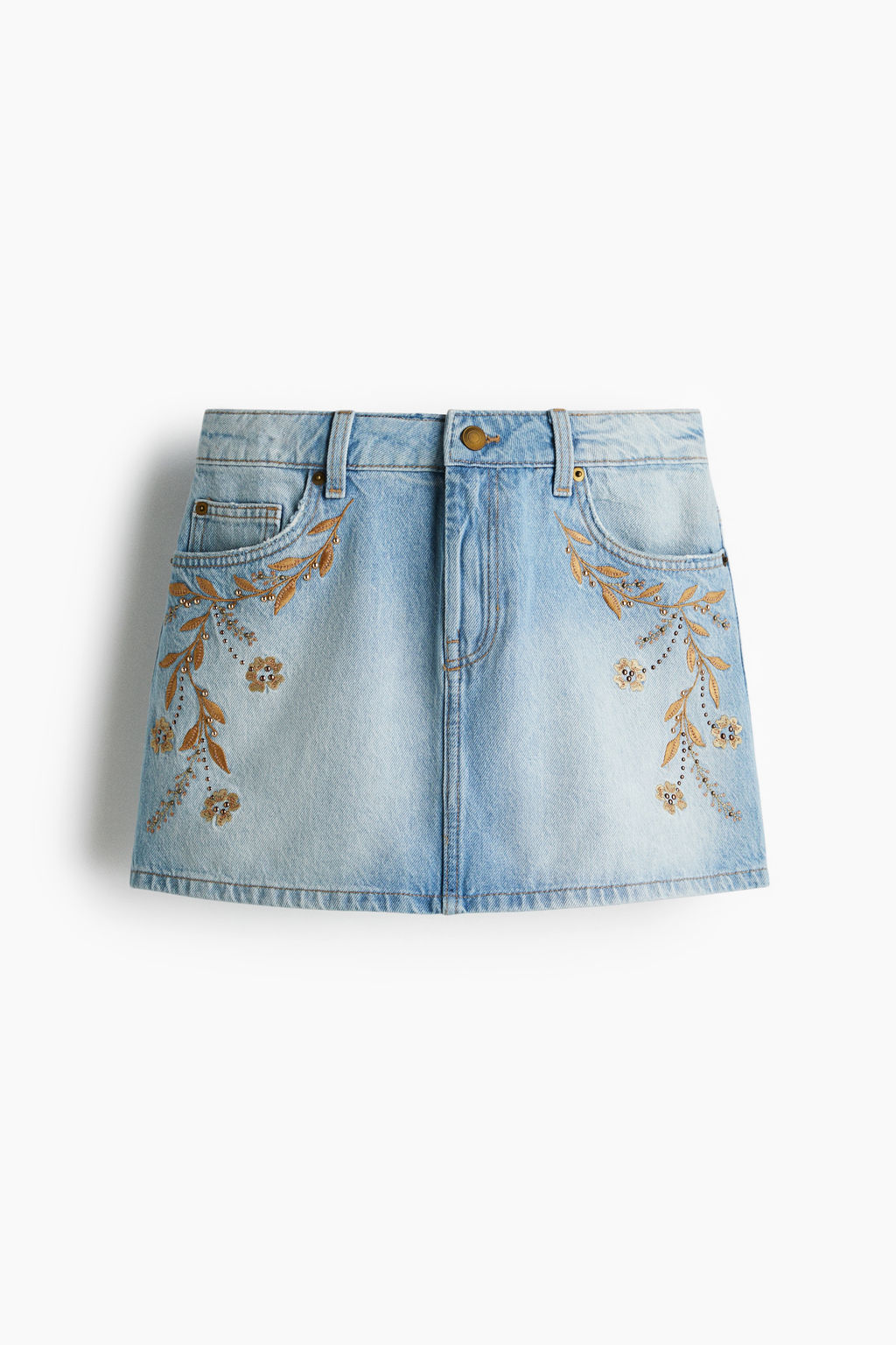 Minifalda en denim - H&m фото 8