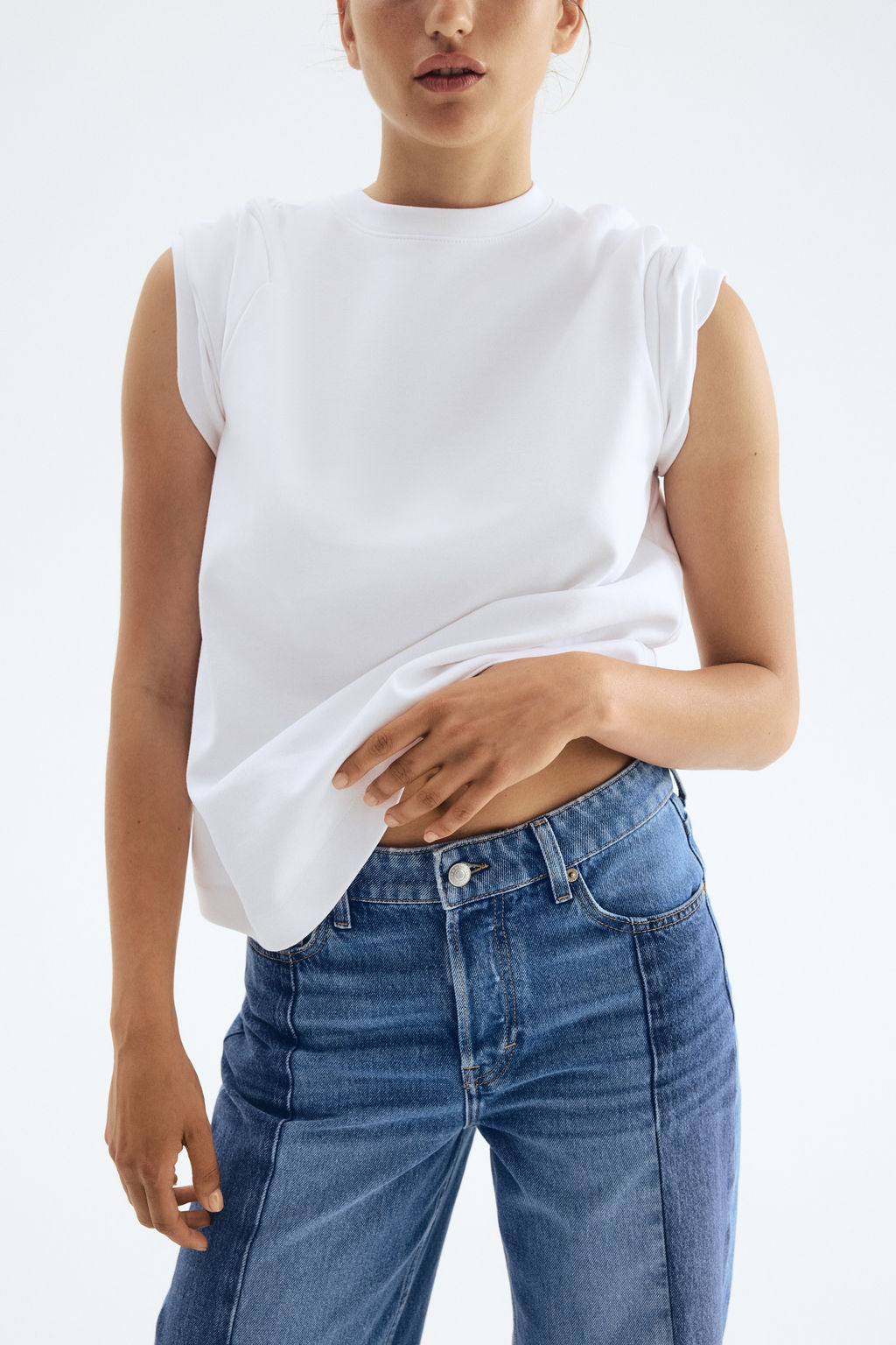 Wide Regular Jeans - H&m фото 7