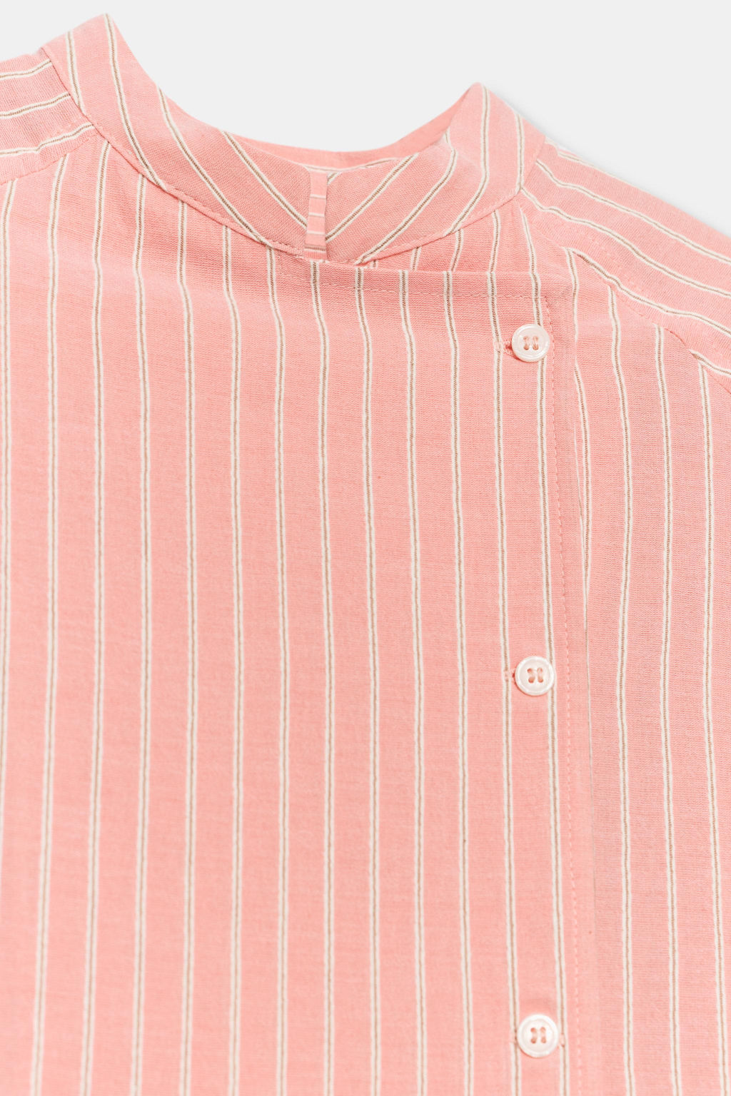 CAMISA ASIM?TRICA RAYAS ZW COLLECTION / Salm?n - Zara фото 5