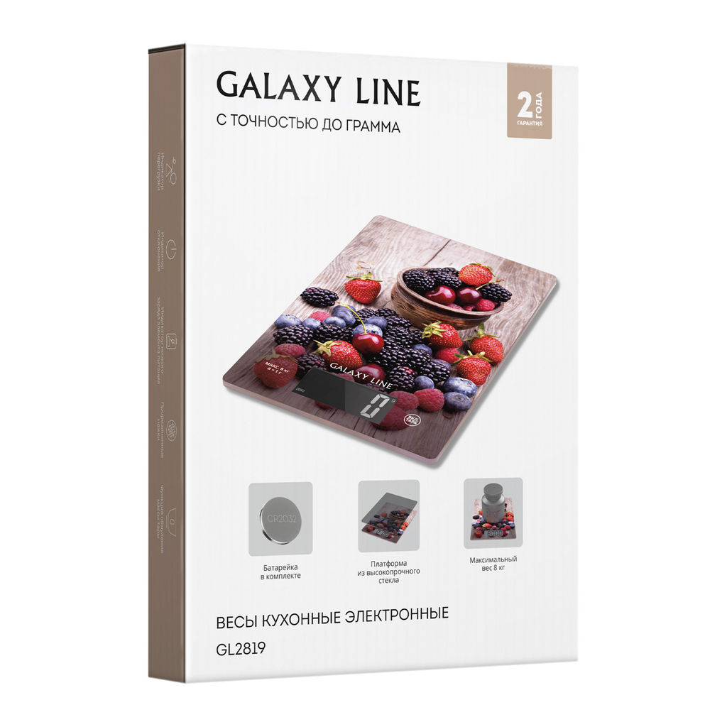 Весы кухонные электронные GALAXY LINE GL2819  фото 4
