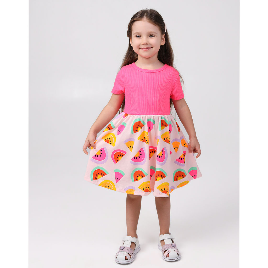 Платье кашкорсе неон, кулирка 1974900104 - Youlala фото 3