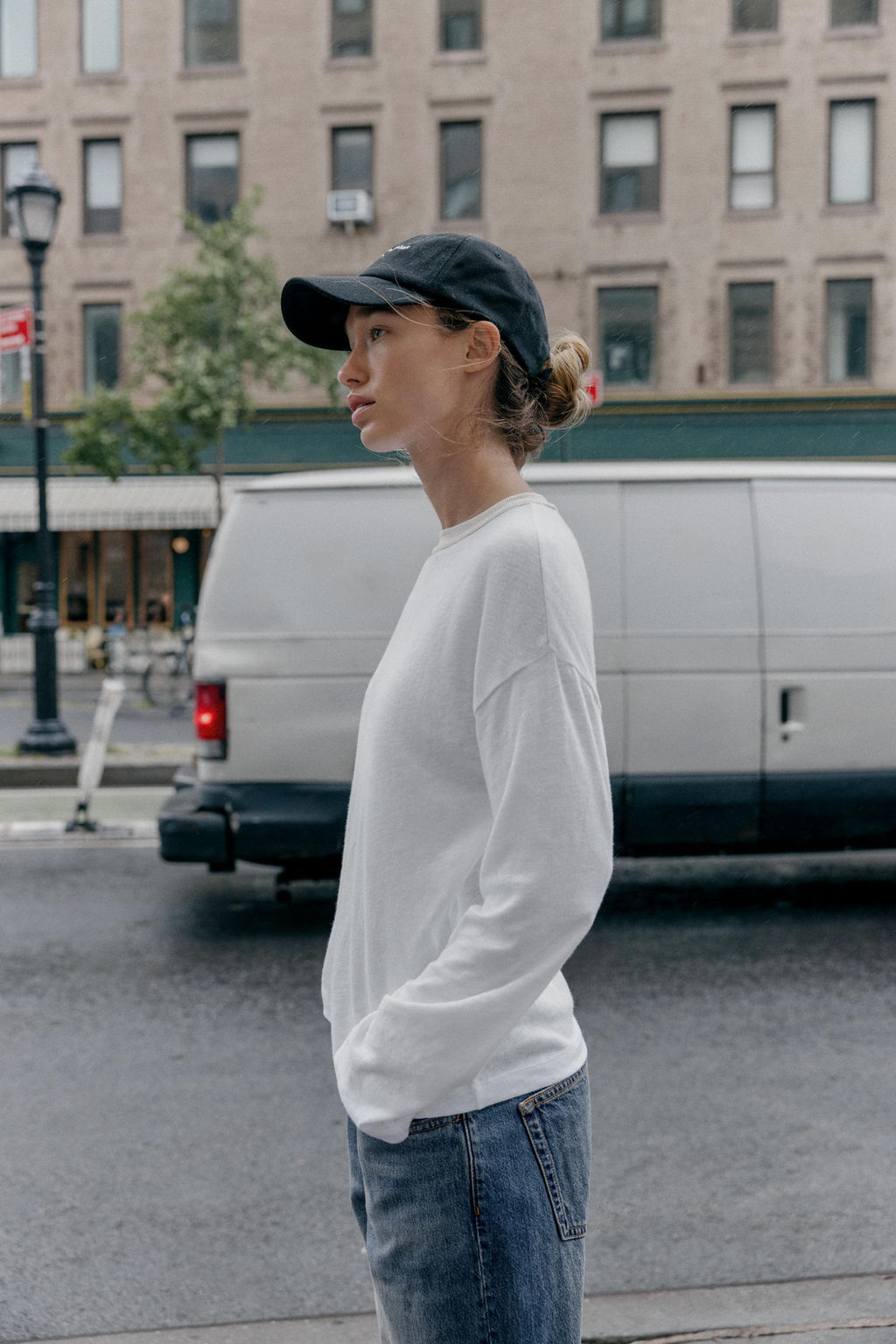 CONTRAST NECK T-SHIRT - Zara фото 4