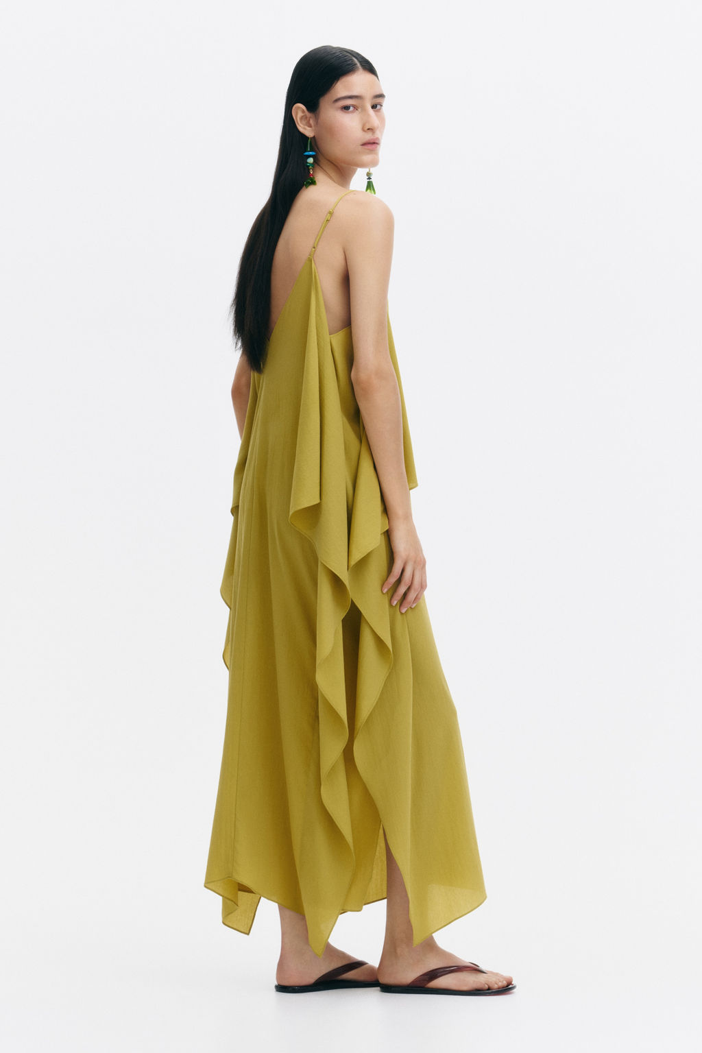 Vestido crep? drapeado - H&m фото 7
