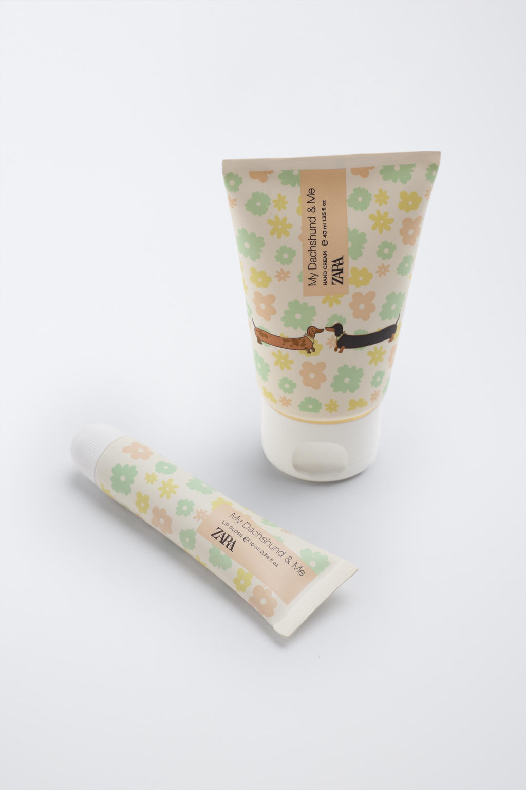 MY DACHSHUND & ME HAND CREAM & LIP GLOSS (40 +10 ML) (1.35 oz + 0.34 oz) / TINTED LEATHER - Zara фото 4