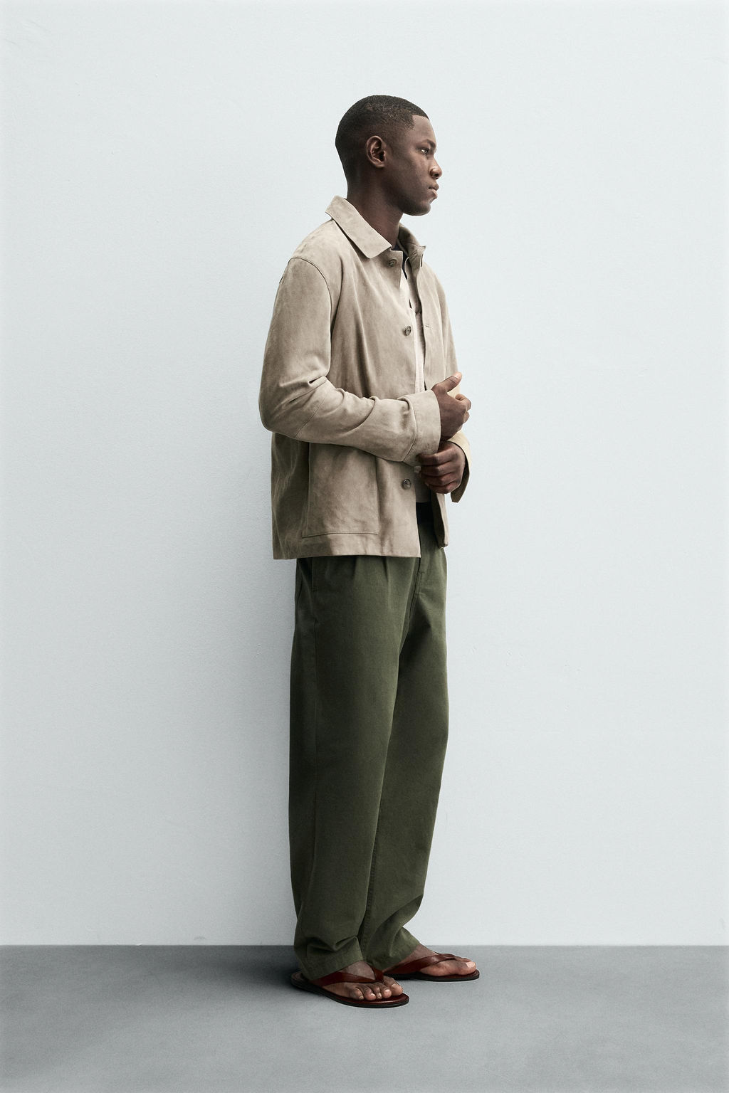 SUEDE LEATHER JACKET - Zara фото 4
