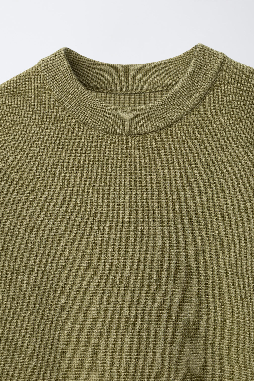 WAFFLE KNIT SWEATER - Zara фото 3