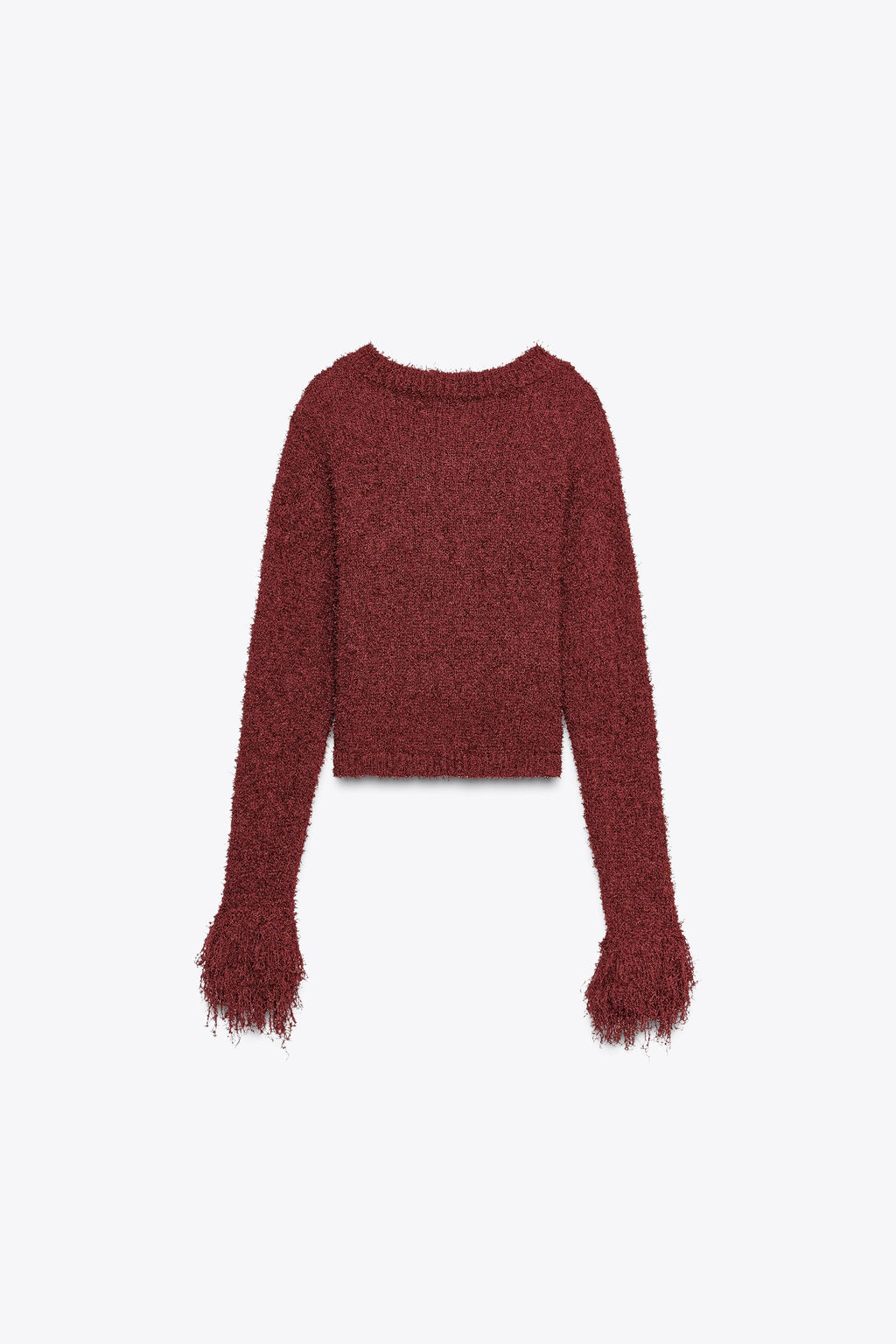 FRINGED KNIT CARDIGAN - Zara фото 8