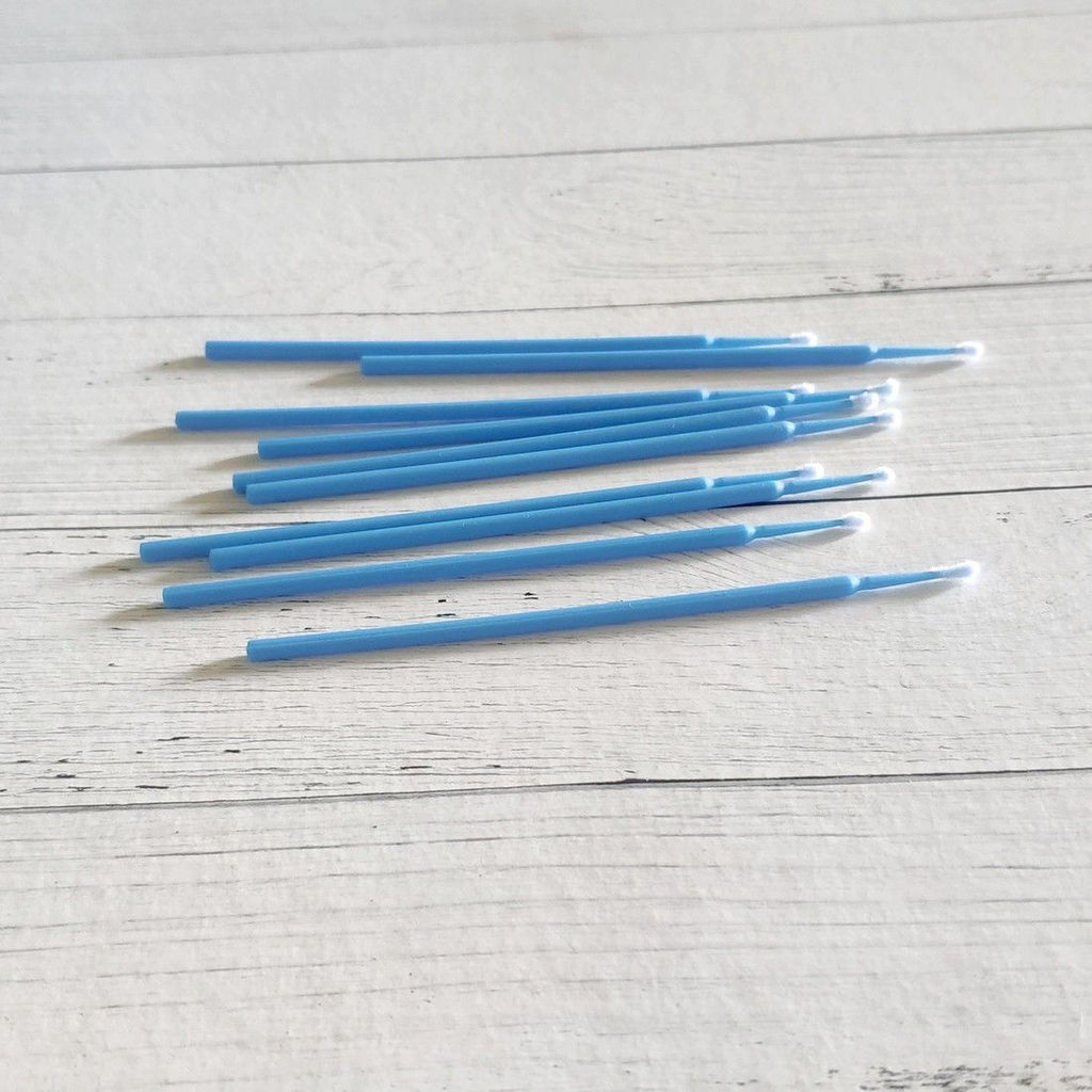 Kristaller Микробраши одноразовые для нанесения растворов / MA-100 Regular, синий, 100 шт фото 5