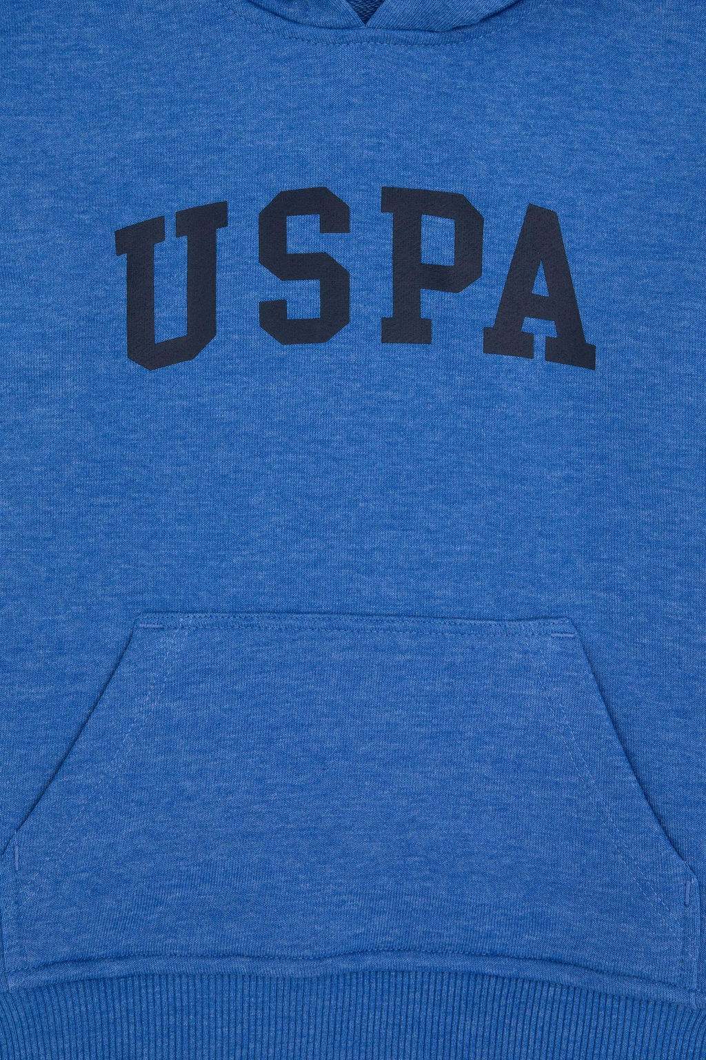 Erkek _ocuk Koyu Mavi Melanj Kap__onlu Basic Sweatshirt - U.s. polo assn фото 3