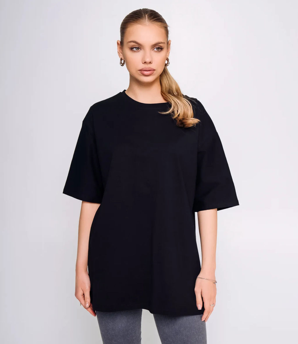 Футболка #ОКТ075001, чёрный