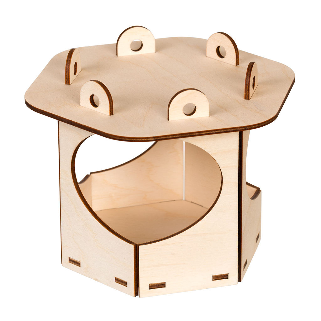 Заготовка для декорирования Mr. Carving КЛ-09 Кормушка фанера 15.5 х 17 х 11.5 см