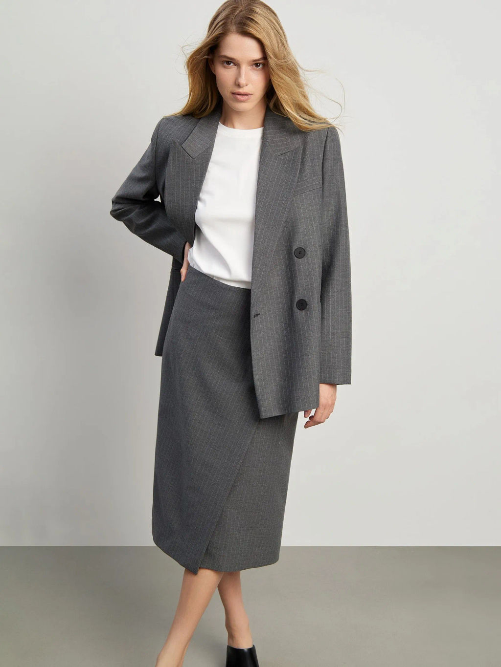 Юбка карандаш, S1074/ash