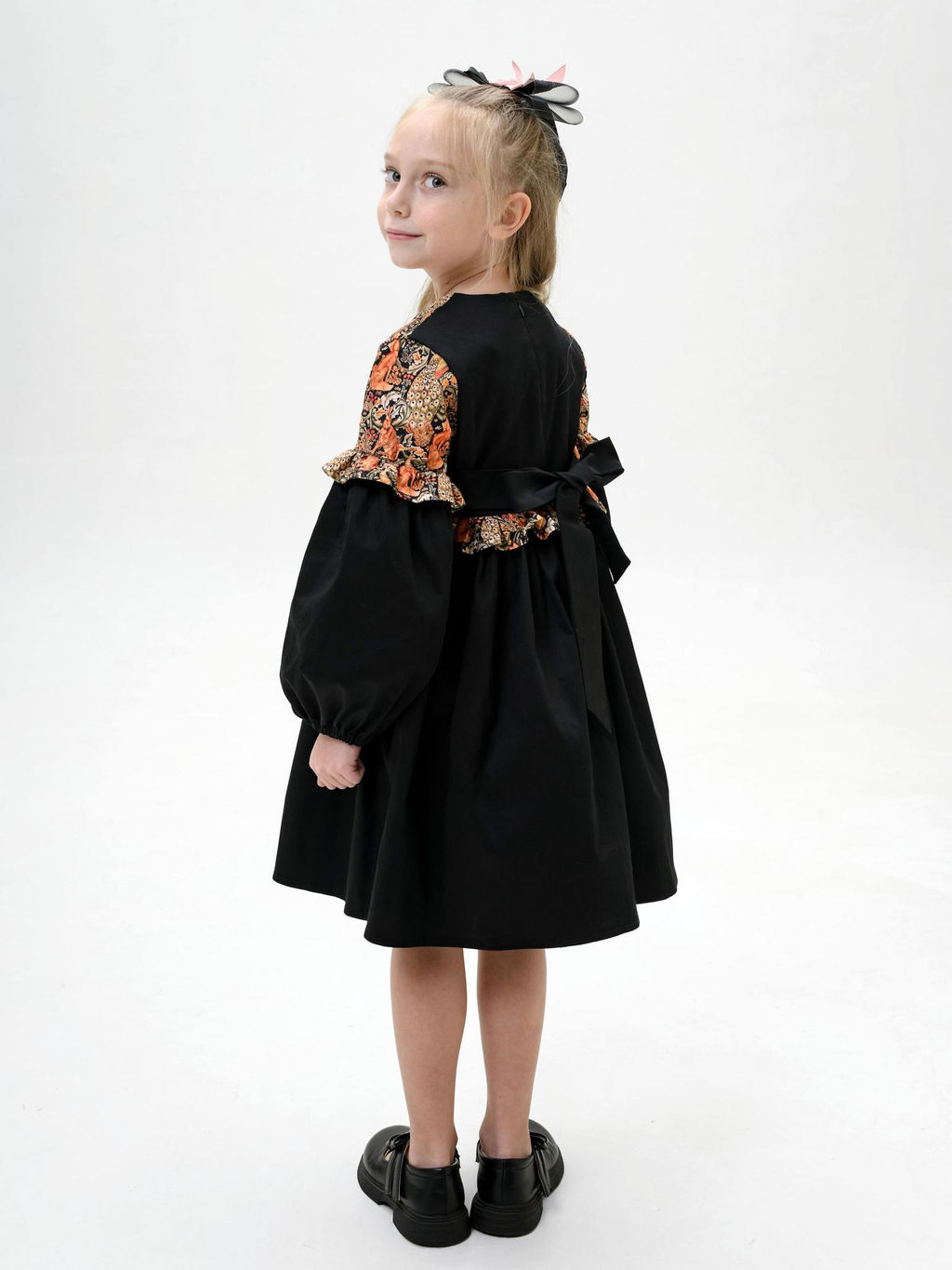 ДЛ26-7 платье для девочки ЛИСЫ