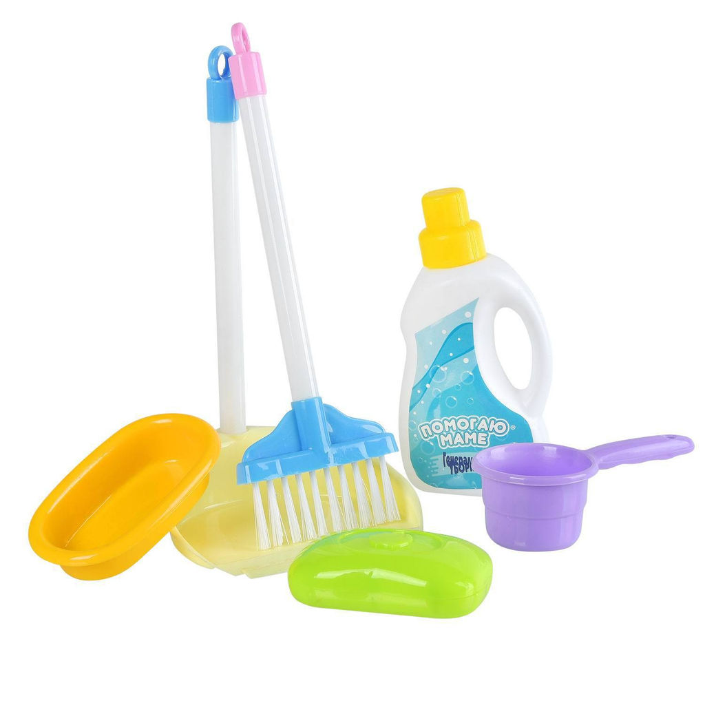 Игровой набор ABtoys Помогаю маме Генеральная уборка 6 прдеметов  фото 4