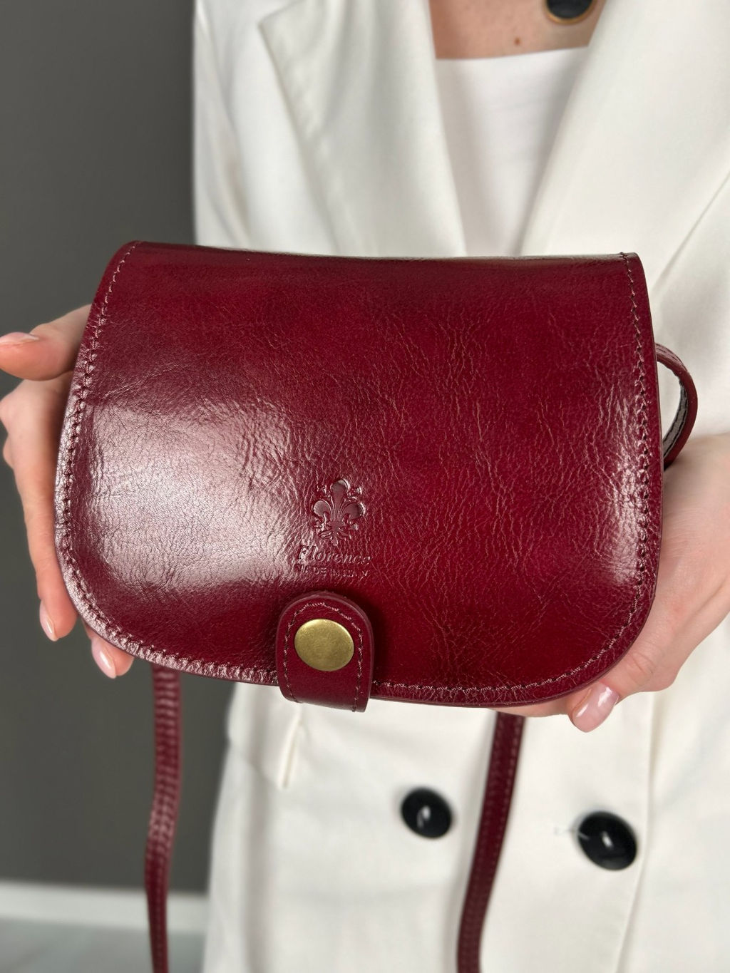 Сумочка женская из телячьей кожи