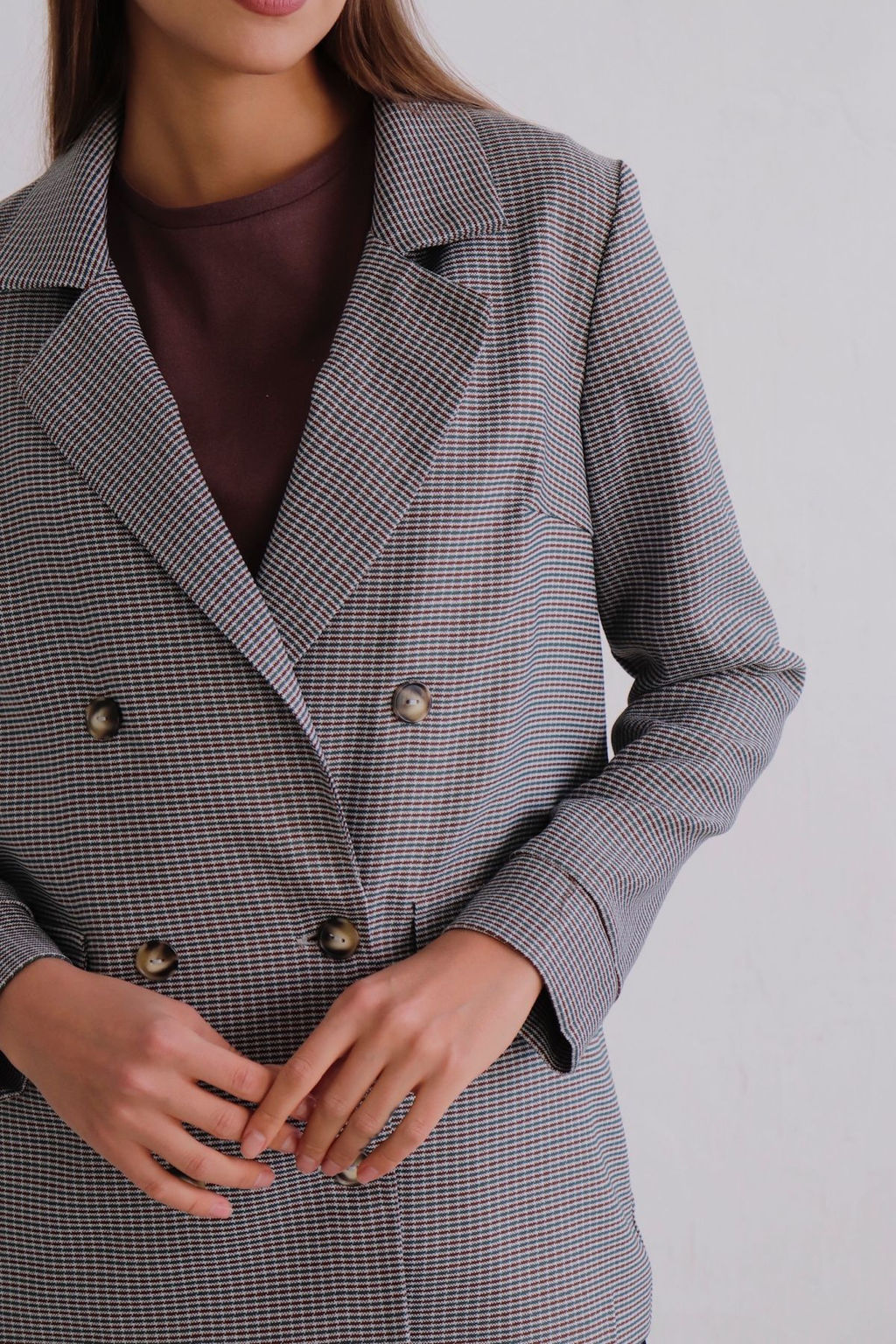 Martichelli Жакет двубортный серый  фото 2