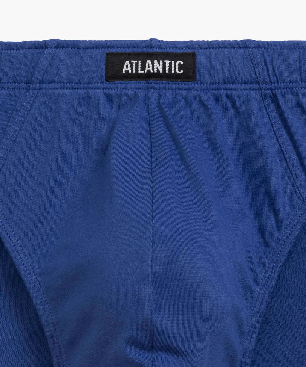 ATLANTIC 3MP-177 Трусы спорт Watch - набор 3 шт. темно-синий + темно-голубой + серый  фото 6