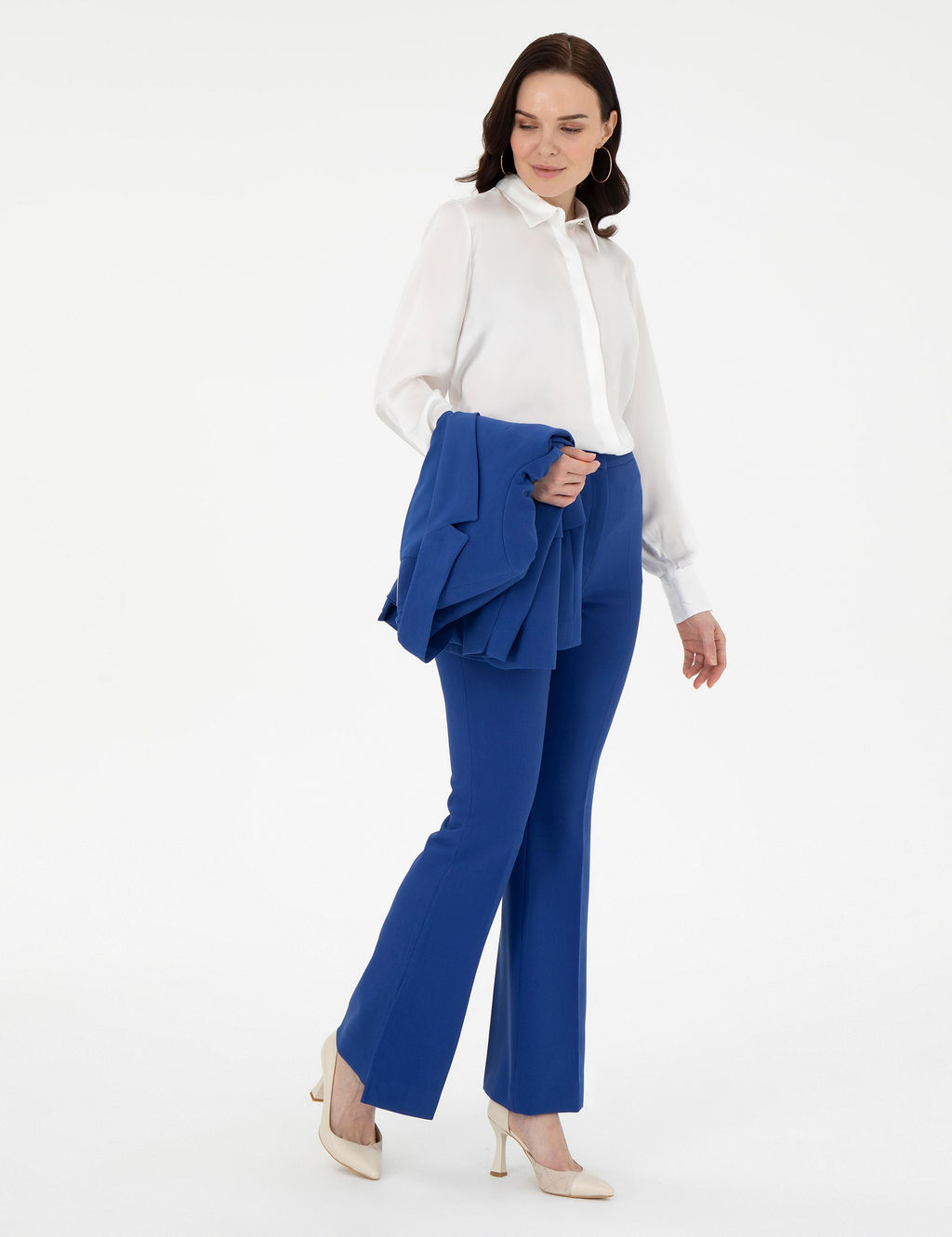 Ekru Comfort Fit Uzun Kollu G_mlek - Pierre cardin фото 4