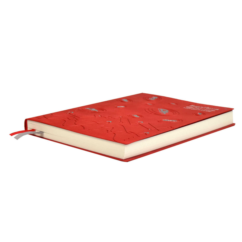 Ежедневник недатированный ESCALADA, #проМани, А5, 160 л., арт. 67262/ 15 ТИВОЛИ КРАСНЫЙ (кожзам: 1
