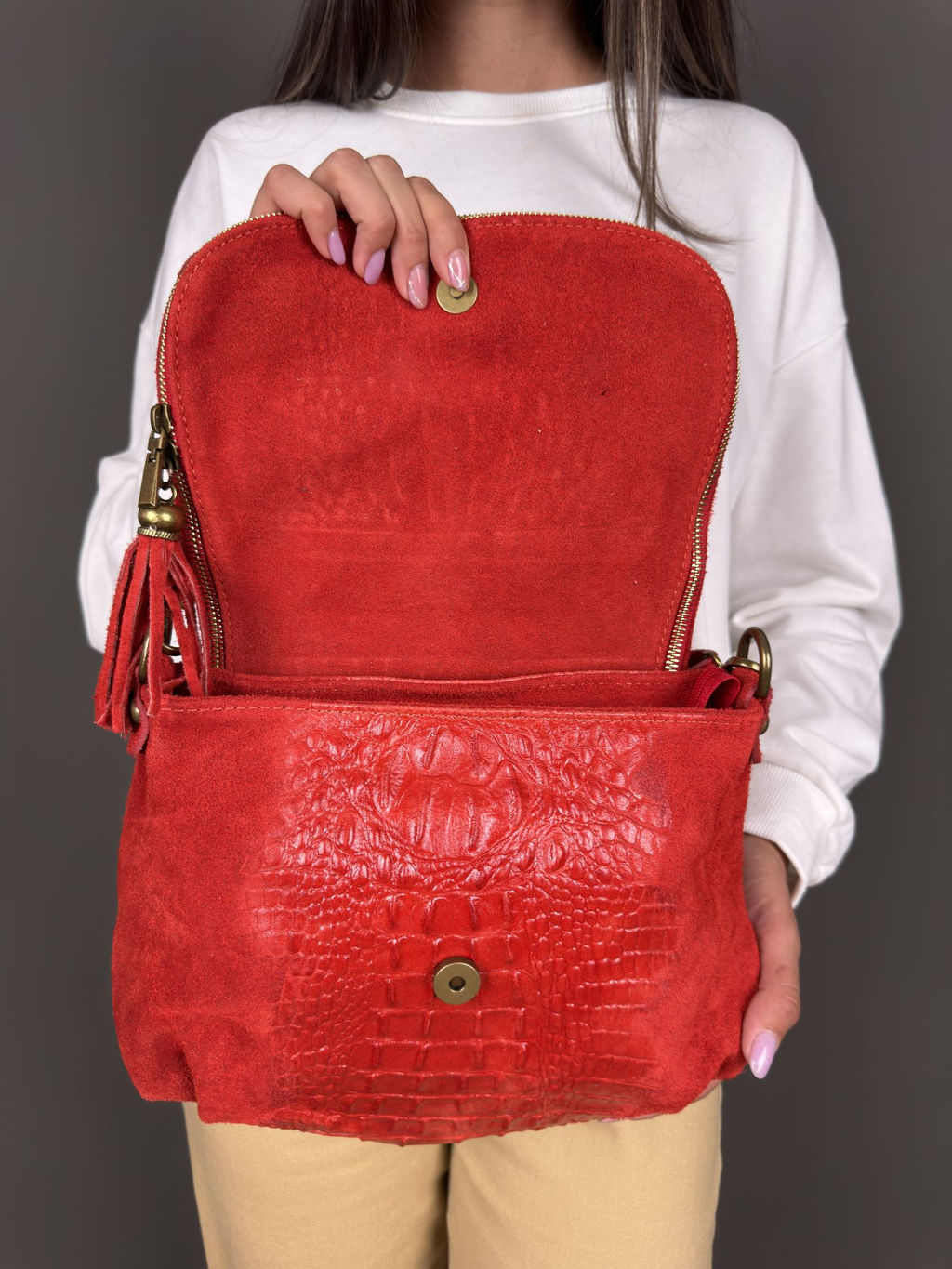 Сумка женская из телячьей кожи - Sefaro фото 3