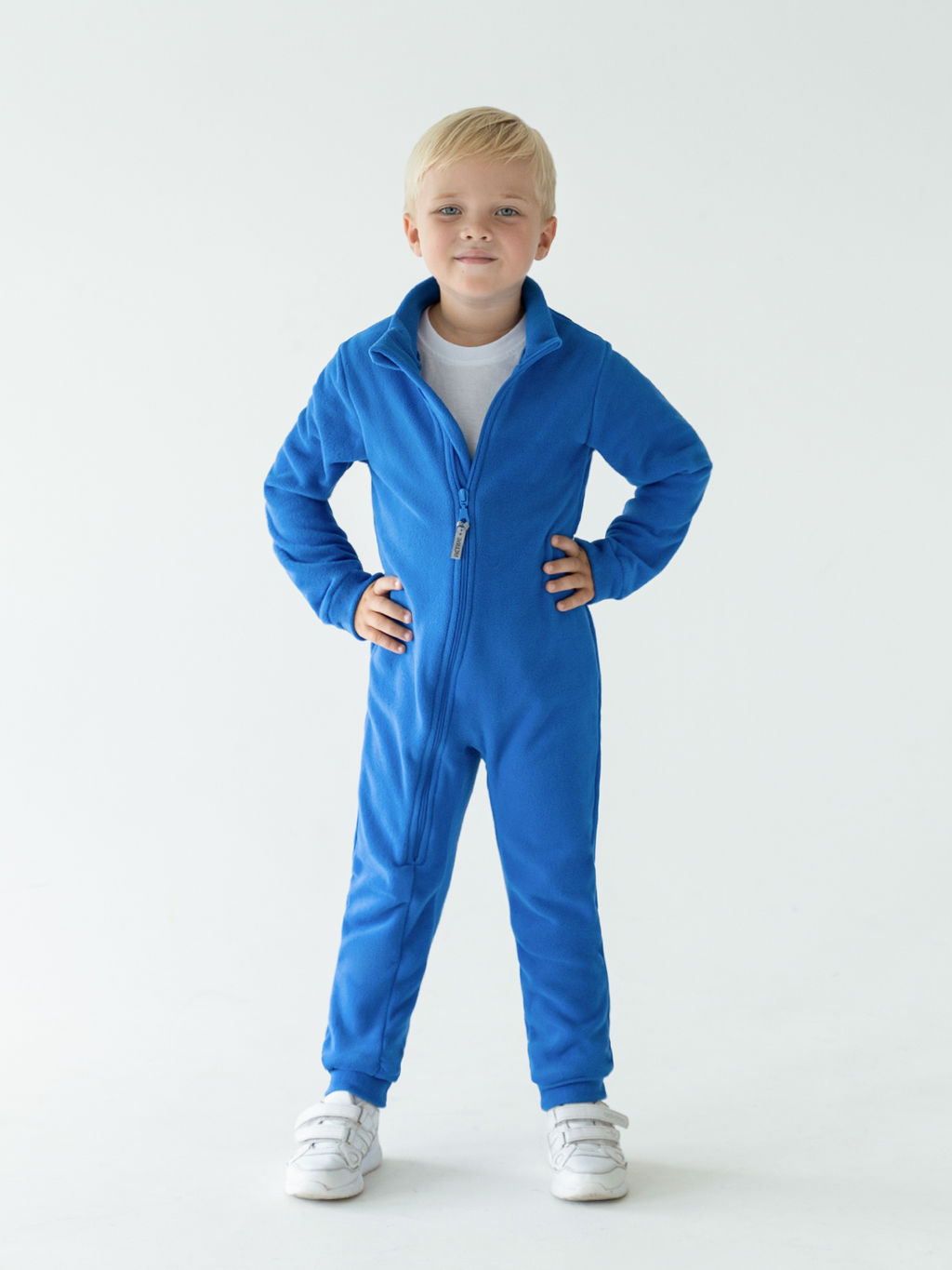 Комбинезон детский флисовый василек
