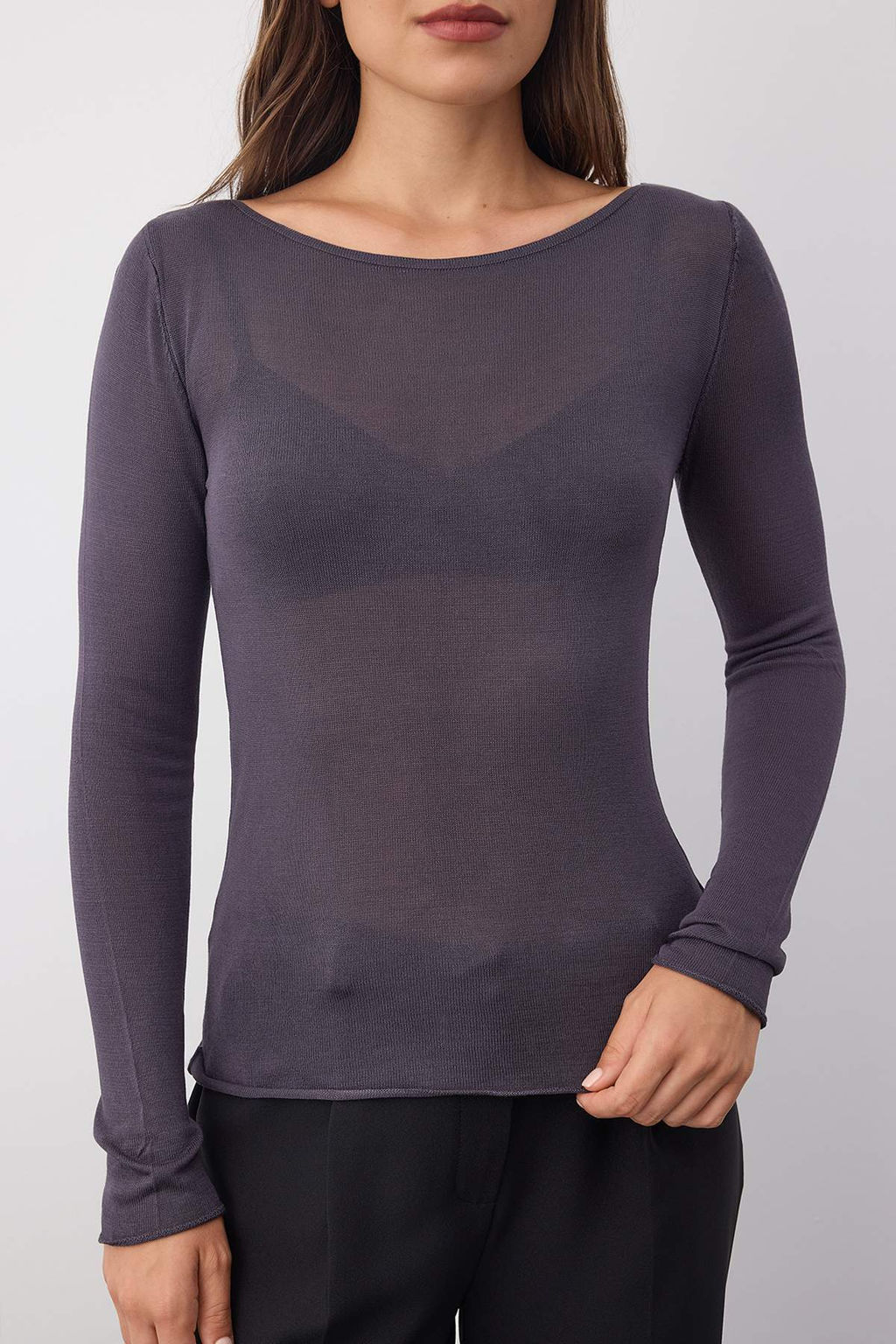 Wardrobe Essentials Bej Basic Ince Triko Kazak | TWOAW26KZ00112 - Trendyolmilla фото 11