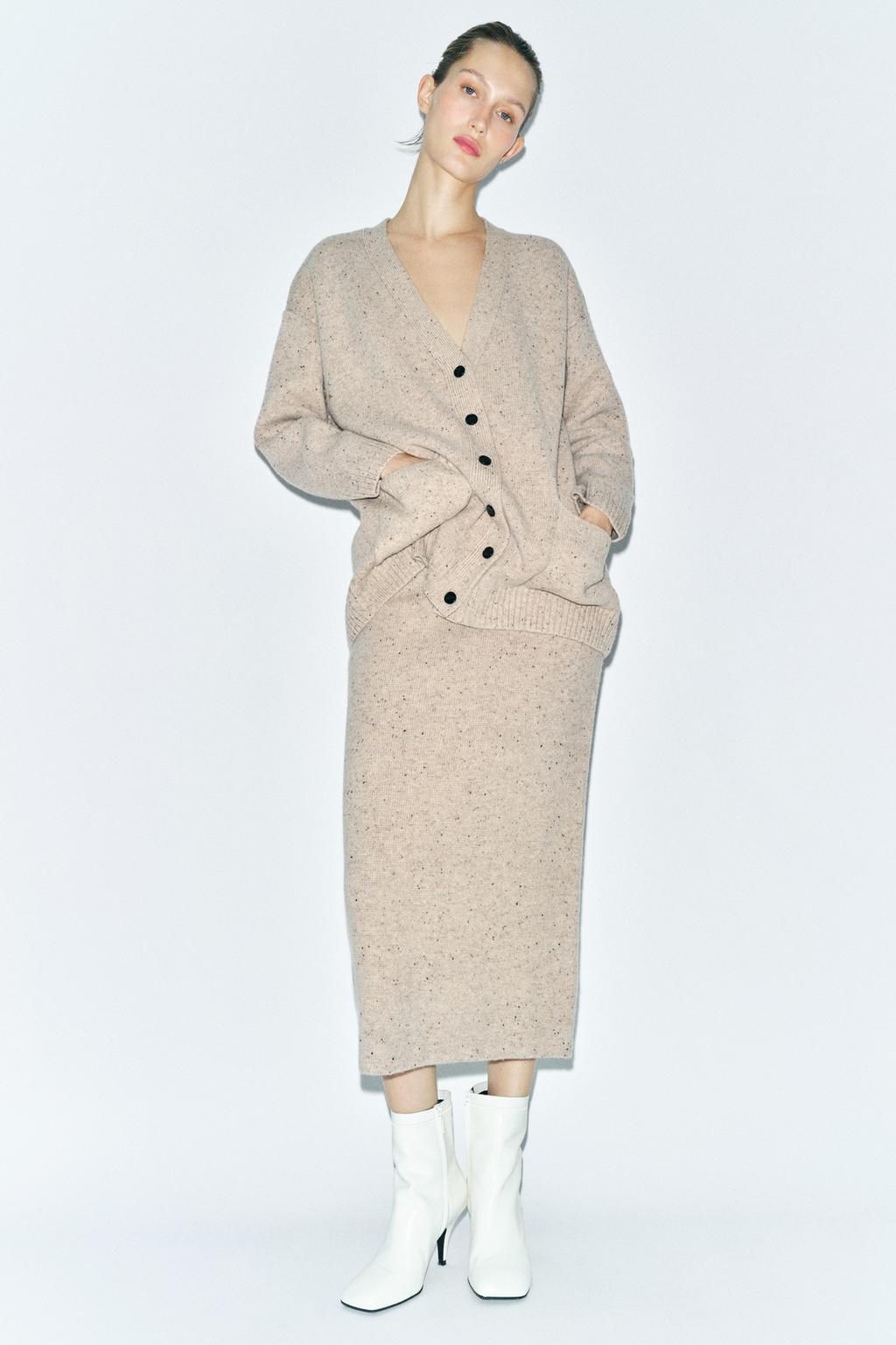 100% WOOL OVERSIZE CARDIGAN