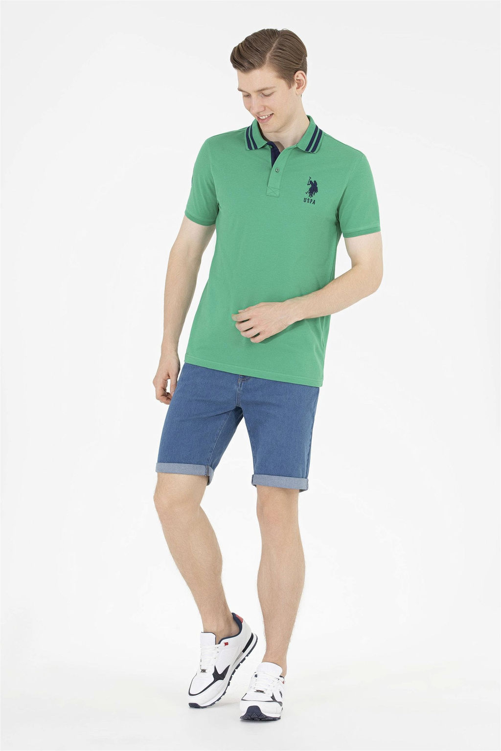 U. S. Polo Assn Мужские синие джинсовые шорты - U.s. polo assn фото 10