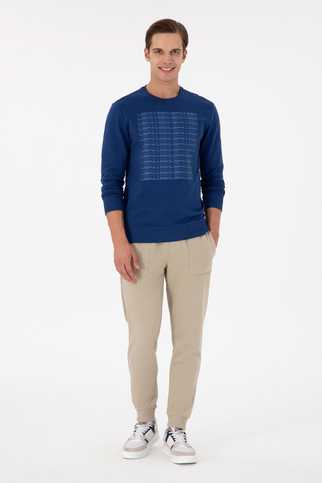 Мужские спортивные штаны светло-хаки Неожиданная скидка в корзине - U.s. polo assn фото 3