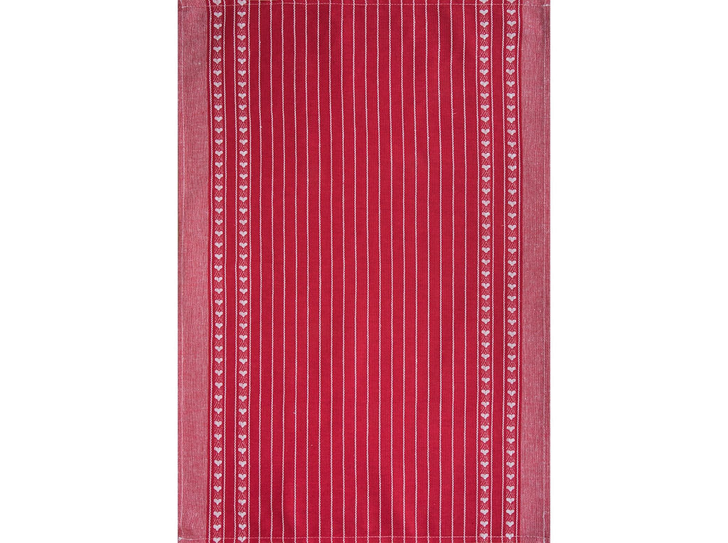 Полотенце 18с245-ШР 65*45 "Валентинка" цв 1 красный