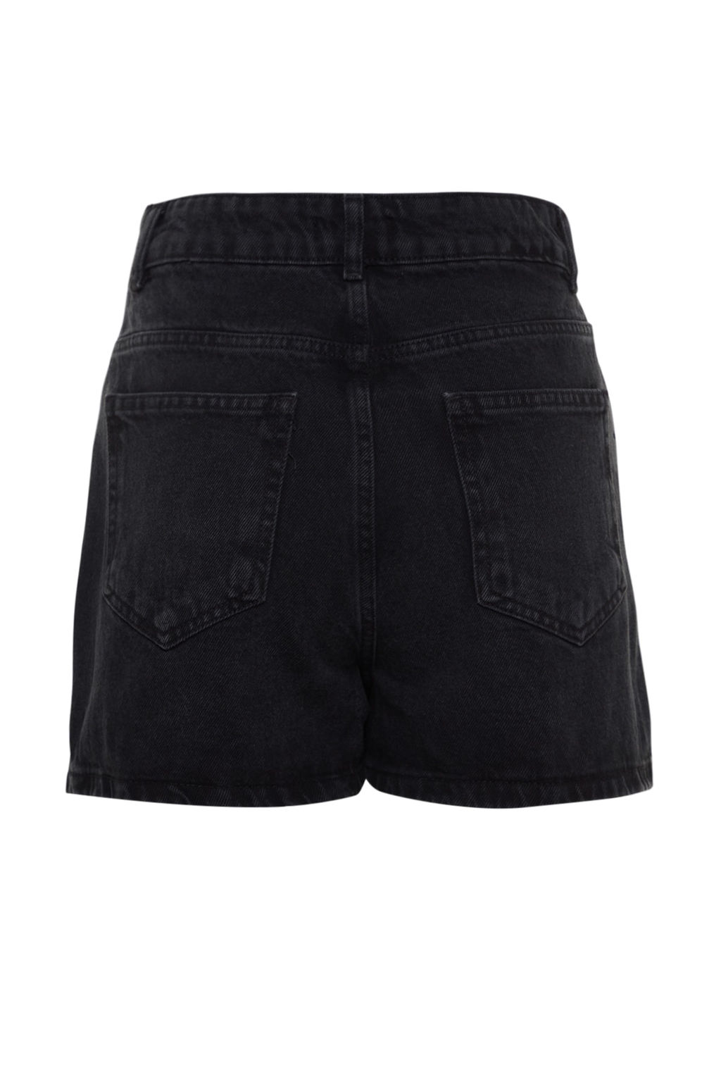 Siyah More Sustainable Mini Denim Sort Etek TWOSS23SR00190