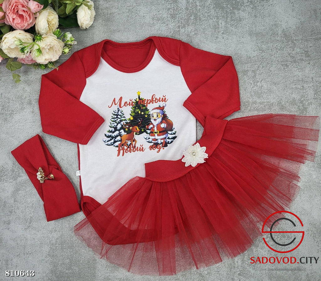 Новогодний комплект для девочки - Bruno фото 2