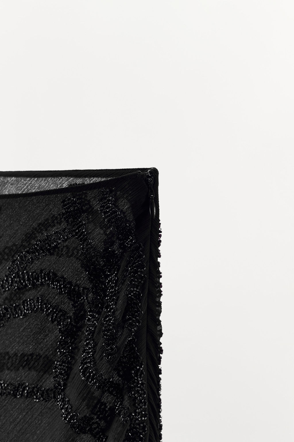 BEADED RUFFLE MIDI SKIRT - Zara фото 8