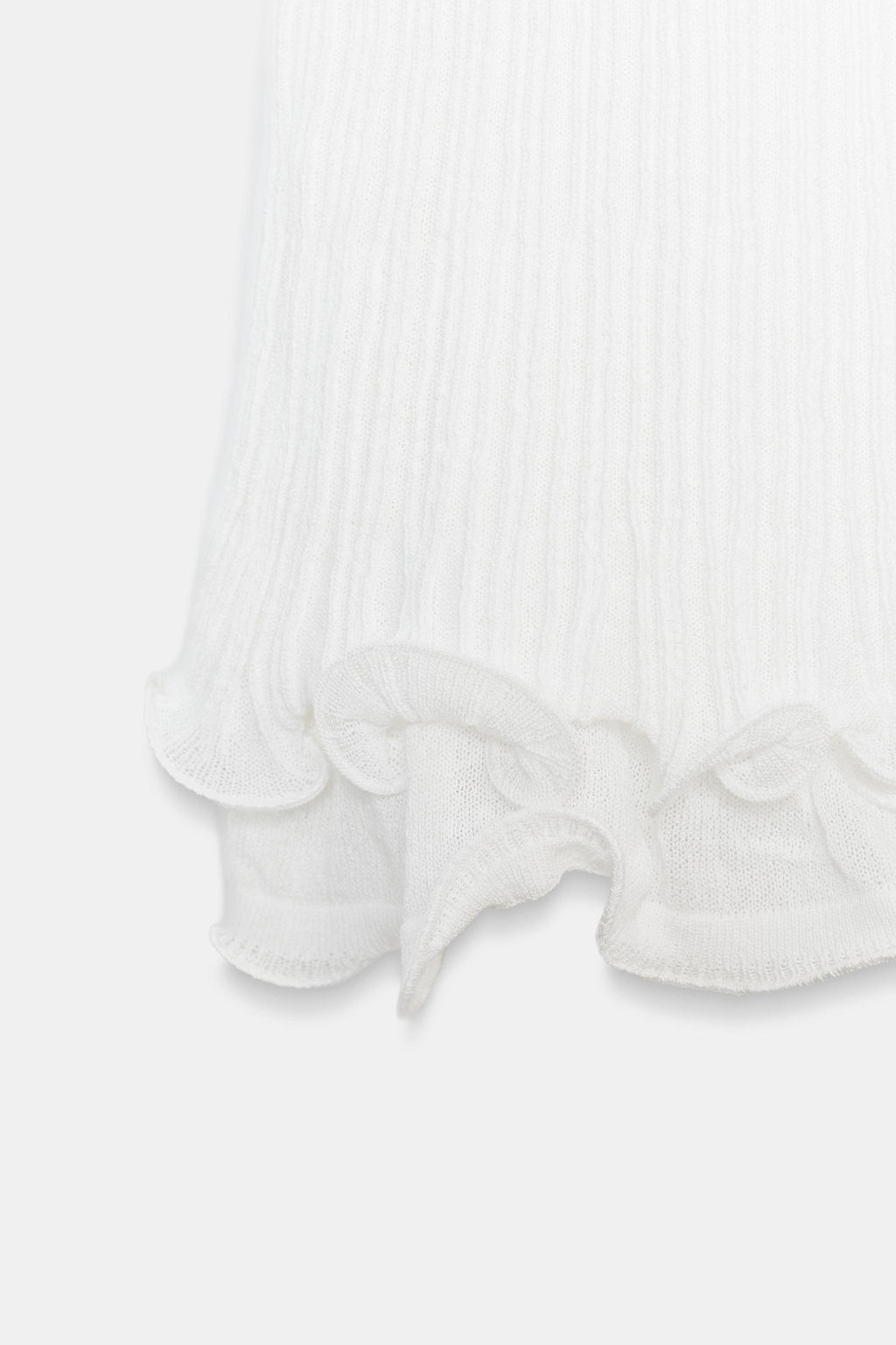 TOP PUNTO DOBLE CAPA / Blanco