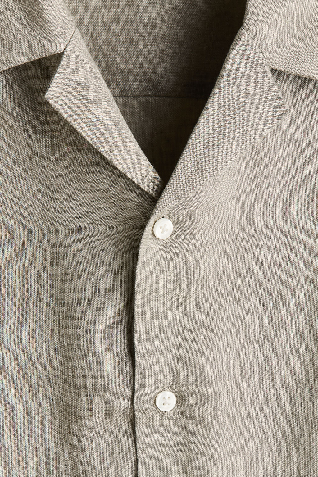 Camisa resort de lino Relaxed Fit - H&m фото 9