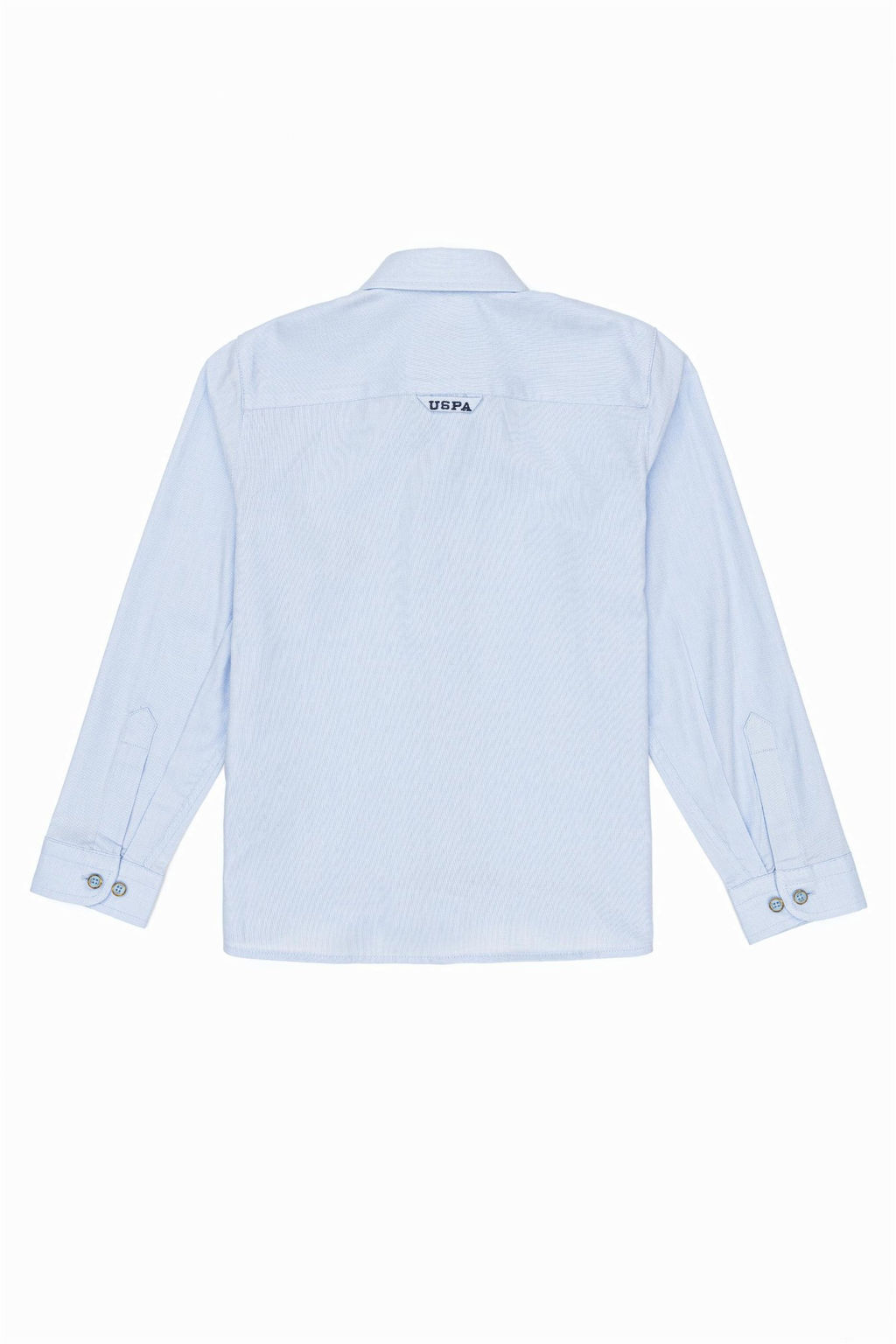 Рубашка голубая для мальчика Uzunkol Basic - U.s. polo assn фото 5