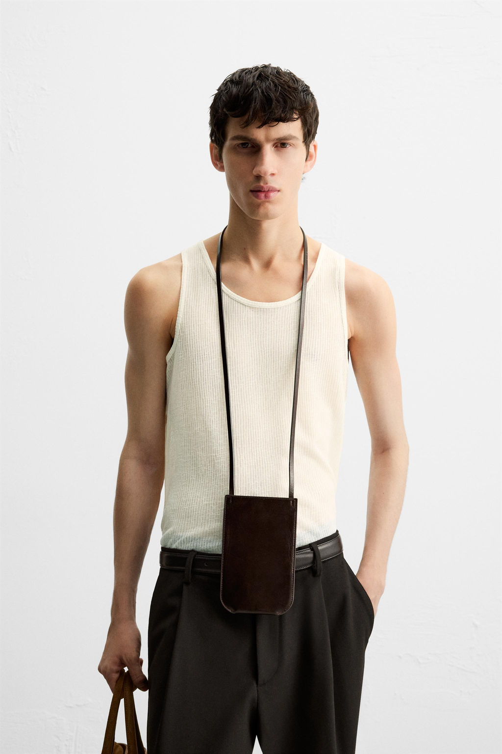 SEMI-SHEER TANK TOP - Zara фото 2